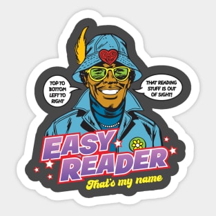 Easy Reader Sticker